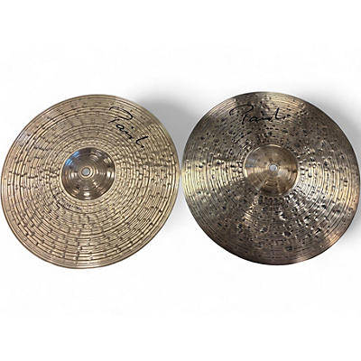 Used Paiste 14in Signature Dark Energy Hi Hat Pair Cymbal