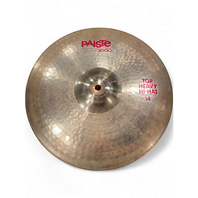 Used Paiste 14in Signature Heavy Hi Hat Pair Cymbal