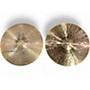 Used Paiste 14in Signature Hi Hats Sound Edge Top and Power Bottom Cymbal 33