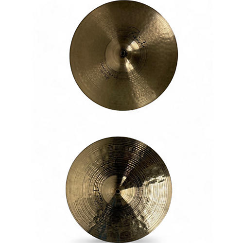 Used Paiste 14in Signature Medium Hi Hat Pair Cymbal 33