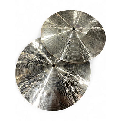 Used Paiste 14in Signature Medium Hi Hat Pair Cymbal