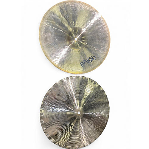 Used Paiste 14in Signature Sound Edge Hi Hat Pair Cymbal 33