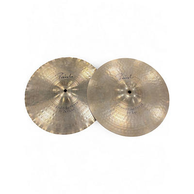 Used Paiste 14in Signature Sound Edge Hi Hat Pair Cymbal
