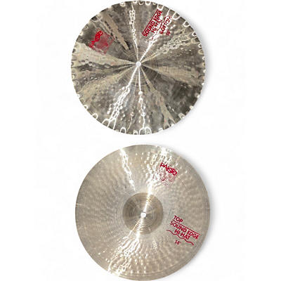 Used Paiste 14in Sound Edge Hi Hat Pair Cymbal