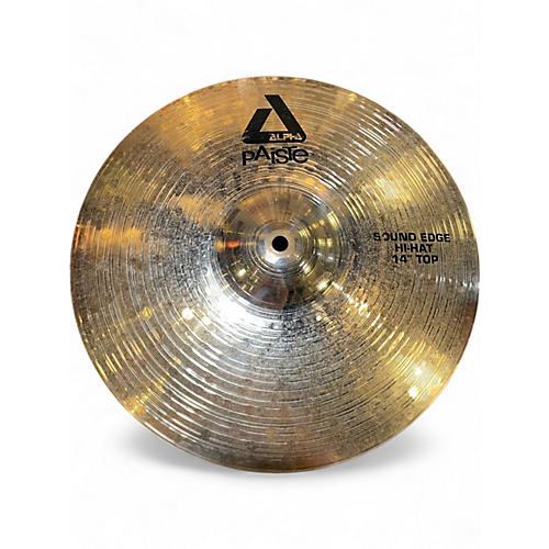 Used Paiste 14in Sound Edge Hi Hat Top Cymbal 33