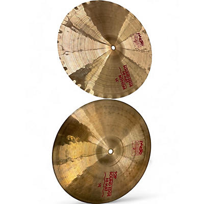 Paiste Used Paiste 14in Sound Edge Hi Hat pair Cymbal