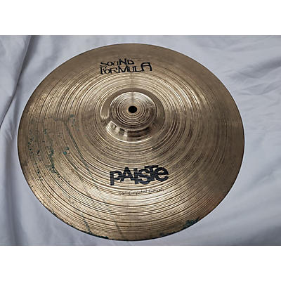 Paiste Used Paiste 14in Sound Formula Crystal Crash Cymbal