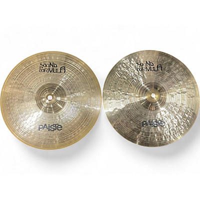 Paiste Used Paiste 14in Sound Formula Medium Heavy Hi-Hat Pair Cymbal Cymbal