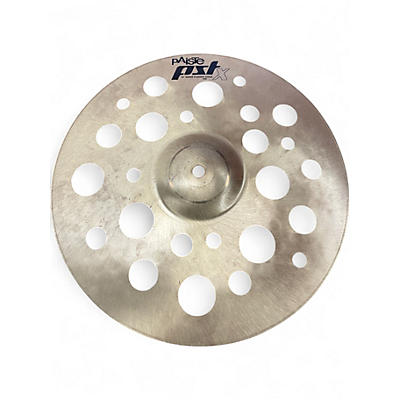 Used Paiste 14in pstX Swiss Flanger Stack Top Cymbal