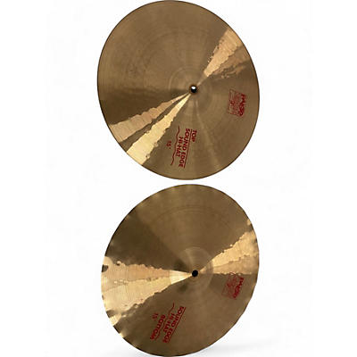 Used Paiste 15in 2002 SOUND EDGE HI HATS PAIR  Cymbal