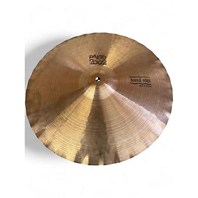 Used Paiste 15in 2002 Sound Edge Hi Hat Bottom Cymbal