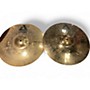 Used Paiste 15in Alpha Rock Hi Hat Pair Brilliant Cymbal 35