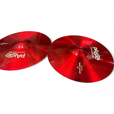 Used Paiste 15in COLORSOUND 900 HEAVY HI-HAT PAIR Cymbal