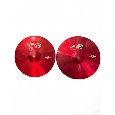Used Paiste 15in COLORSOUND 900 PAIR Cymbal