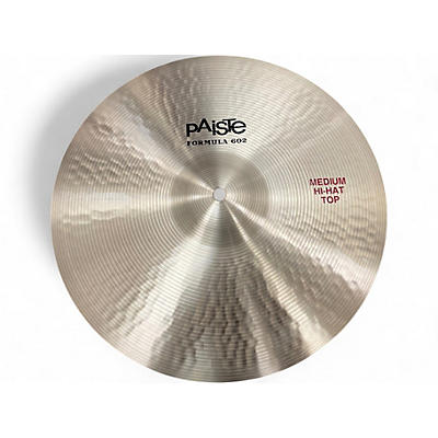 Used Paiste 15in Formula 602 Medium Hi Hat Top Cymbal