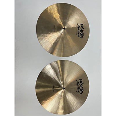 Paiste Used Paiste 15in MASTERS THIN HIHAT PAIR Cymbal