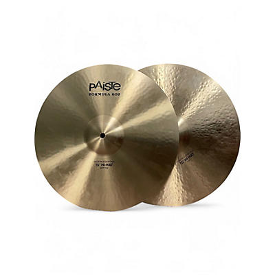 Used Paiste 15in MODERN ESSENTIALS HI-HAT PAIR Cymbal