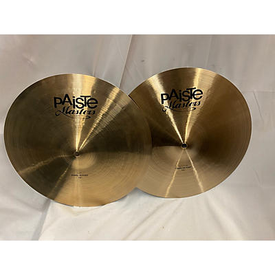 Paiste Used Paiste 15in Masters Thin Hi Hat Pair Cymbal