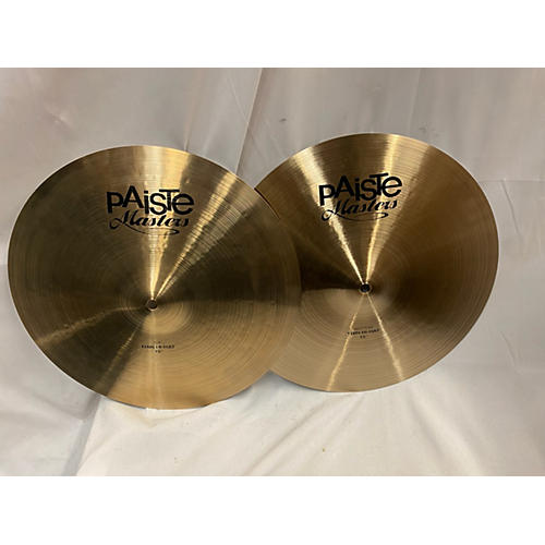 Paiste Used Paiste 15in Masters Thin Hi Hat Pair Cymbal 35