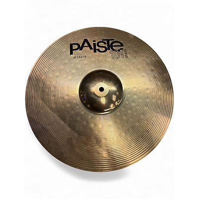 Used Paiste 16in 101 BRASS 16INCH CRASH Cymbal