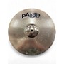 Used Paiste 16in 101 BRASS CRASH Cymbal 36