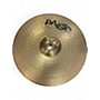 Used Paiste 16in 101 BRASS CRASH Cymbal 36