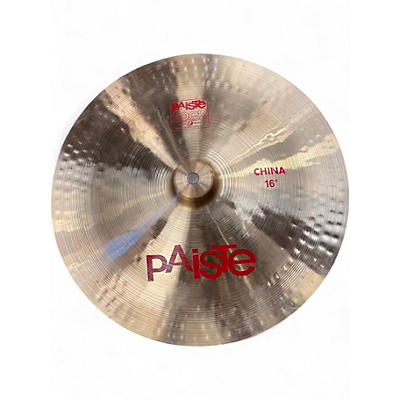 Used Paiste 16in 2002 China Cymbal