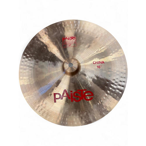 Used Paiste 16in 2002 China Cymbal 36