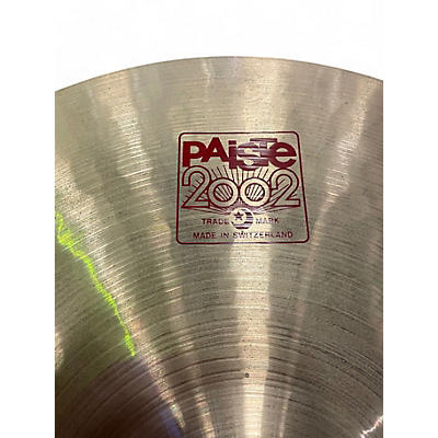 Used Paiste 16in 2002 Thin Crash Cymbal