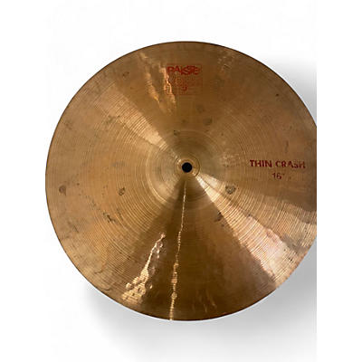 Used Paiste 16in 2002 Thin Crash Cymbal