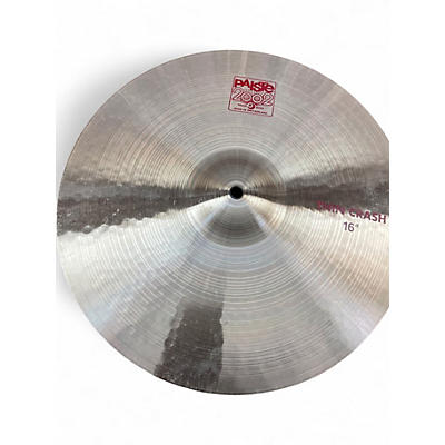 Used Paiste 16in 2002 Thin Crash Cymbal