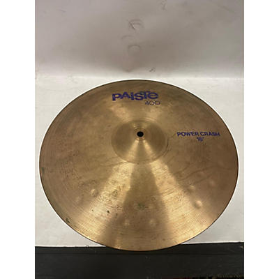 Paiste Used Paiste 16in 400 Power Crash Cymbal