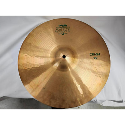 Paiste Used Paiste 16in 505 Crash Cymbal