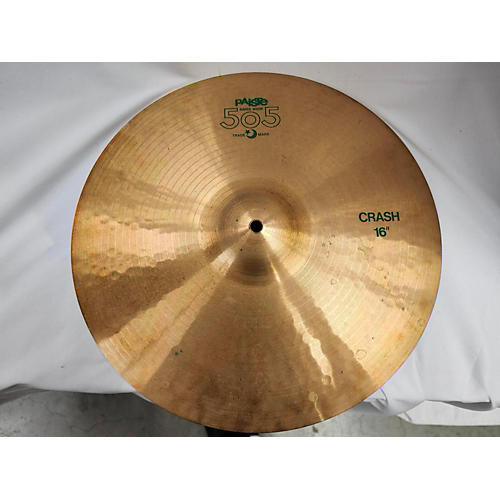 Paiste Used Paiste 16in 505 Crash Cymbal 36