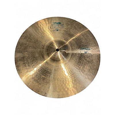 Used Paiste 16in 505 Crash Cymbal