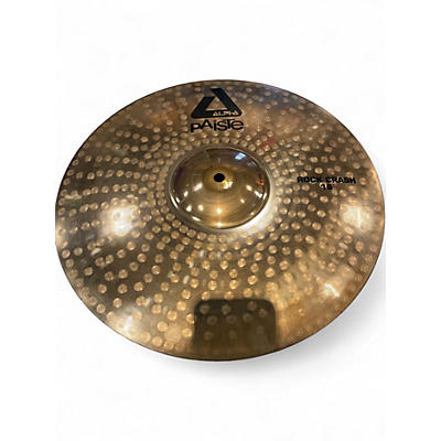 Used Paiste 16in ALPHA ROCK CRASH Cymbal