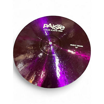 Used Paiste 16in Color Sound 900 Heavy Crash Cymbal