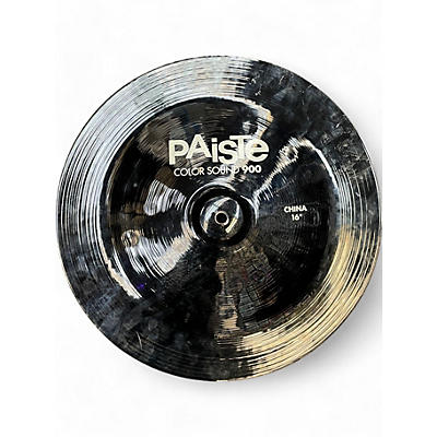 Used Paiste 16in Colorsound 900 China Black Cymbal