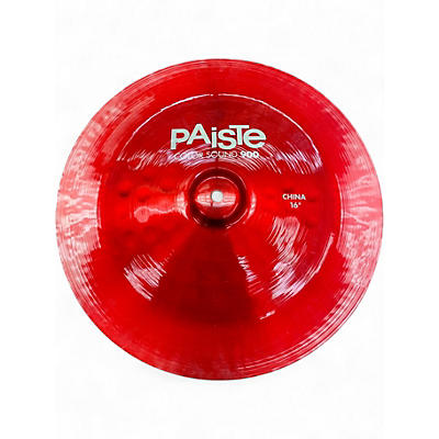 Used Paiste 16in Colorsound 900 China Cymbal