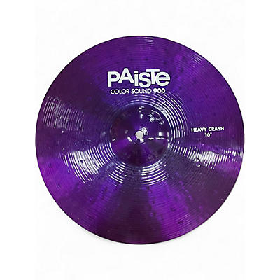 Used Paiste 16in Colorsound 900 Series Purple Heavy Crash Cymbal