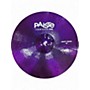 Used Paiste 16in Colorsound 900 Series Purple Heavy Crash Cymbal 36