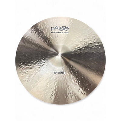 Used Paiste 16in Formula 602 Modern Essentials Crash Cymbal