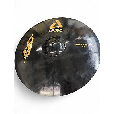 Used Paiste 16in JOEY JORDISAN CYMBAL SET Cymbal