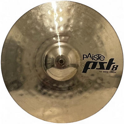 Used Paiste 16in PST8 ROCK CRASH Cymbal