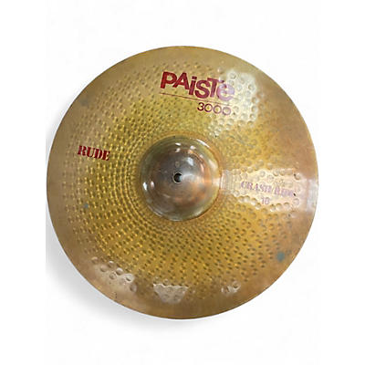 Used Paiste 16in RUDE CRASH RIDE Cymbal