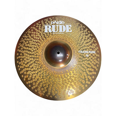 Paiste Used Paiste 16in Rude Classic Crash Ride Cymbal