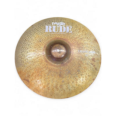Used Paiste 16in Rude Classic Crash Ride Cymbal