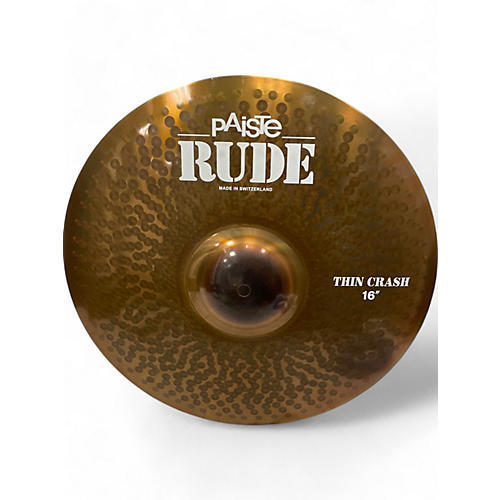 Paiste Used Paiste 16in Rude Thin Crash Cymbal 36