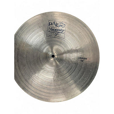 Used Paiste 16in TWENTY 16" CRASH Cymbal