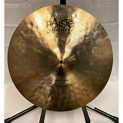 Paiste Used Paiste 16in Twenty Masters Collection Dark Ride Cymbal